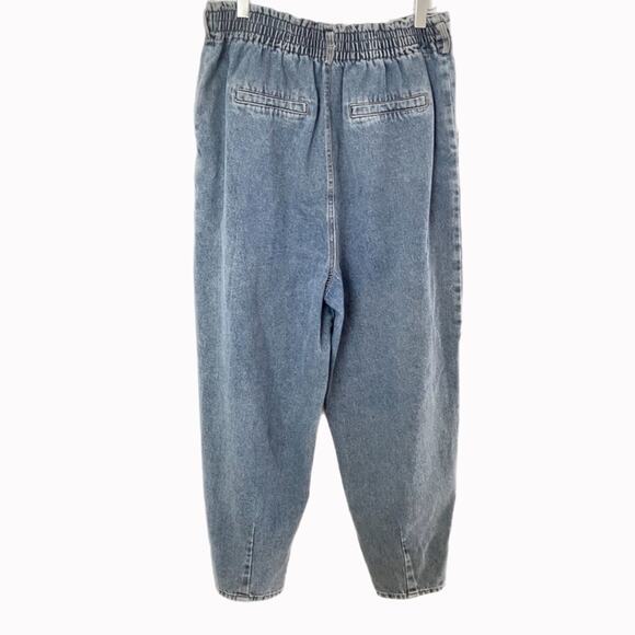 Fashion Nova High Waist Paperbag Jeans Sz 11 - Picture 2 of 7